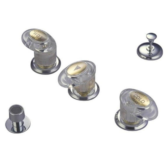 Kingston Brass Three Handle Bidet Faucet with Brass Pop-up