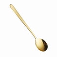 thumbnail image 1 of Stainless Steel Long Handle Tea Coffee Mixing Home Teaspoon Ice Cream Spoon Cocktail Ice Cream Soup Home Teaspoon, 1 of 8
