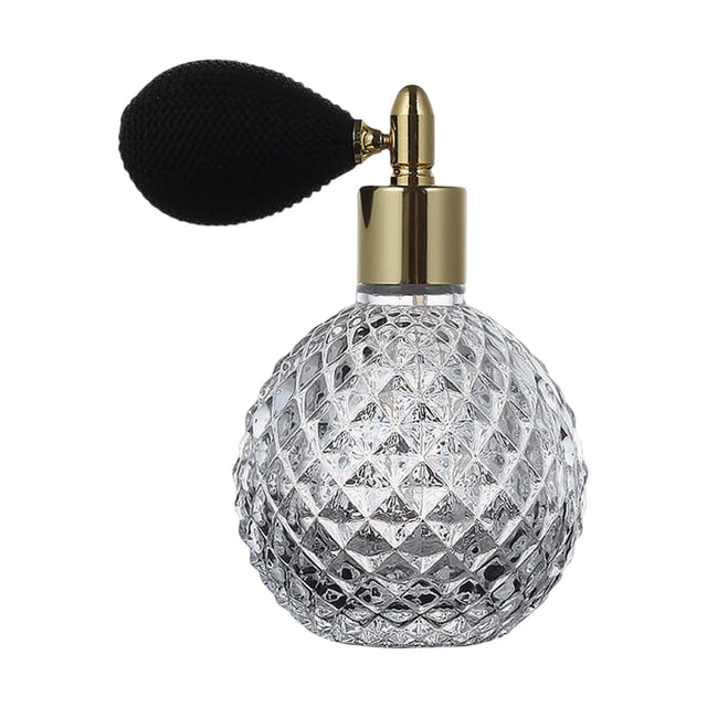 Abbracc Perfume Spray Bottle Essential Oil Bottle Glass Pump Bottle 100ml Refillable option2Clear