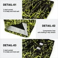 thumbnail image 4 of APTRO Mens Swim Trunks With 2 in 1 Compression Liner 5.5"Board Shorts Quick Dry Swimming Bathing Suit Summer Beach Shorts Yellow MK319 3XL, 4 of 5