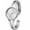 Silver/Silver, variant on Blekon Collections Womens 28mm Case Multicolored Semi Opening Cuff Bangle Watch