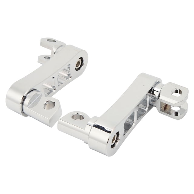 Repose-pieds de Moto, Aluminium 360 Réglable Robuste Repose-Pieds d'Autoroute Extensions Supports Repose-Pieds Extensions Passager Attache de Repose-Pieds pour Tourisme