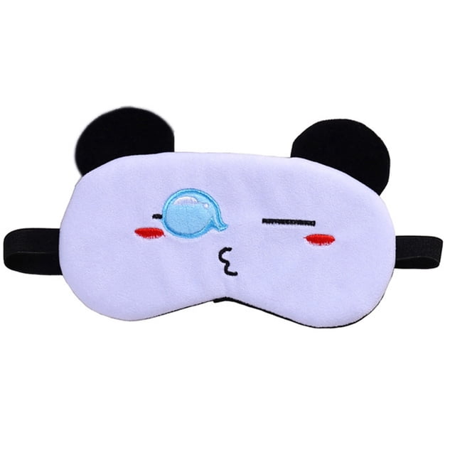 Coofit Sleep Mask Cartoon Cute Lightweight Eye Cover Eye Compress Mask for Sleepover