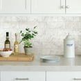 thumbnail image 3 of Brewster Home Fashions Marble Tile Peel & Stick Backsplash, 3 of 5