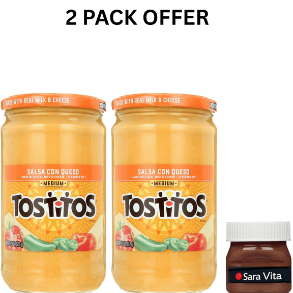 Tostitos Brand Dips & Salsas Medium Salsa Con Queso, 23 Ounce Jar
