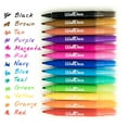 thumbnail image 3 of WallDeca Dry-Erase Thick Fine Line Markers, 13 Assorted Colors, (13 Pack), 3 of 8
