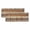 Brown, variant on Valances for Windows, Farmhouse Beige Brown Valance Curtains Blackout Drapes for Kitchen/Bathroom/Cafe, Vintage Wooden Striped Rod Pocket Window Toppers Valances 2 Pack Clearance 42''x12''