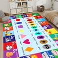 thumbnail image 2 of Kids Play Rug Playtime Collection ABC Alphabet, Numbers, Shapes,Animal And Color Educational Learning Area Rug Carpet For Living Room Bedroom Playroom Classroom 110"x78.7", 2 of 7