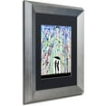 thumbnail image 2 of Trademark Fine Art 'Pour Deux' Canvas Art by Marc Allante, Black Matte, Silver Frame, 2 of 4