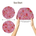 thumbnail image 5 of Kdxio Cute Strawberry Pattern Satin Bonnet Silk Bonnet Hair Bonnet for Sleeping Hair Bonnets for Women Curly Natural Hair, 5 of 6