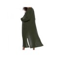 thumbnail image 3 of Lavaport Women Long Sleeve Open Front Cardigan Loose Knitting Long Shirt, 3 of 3