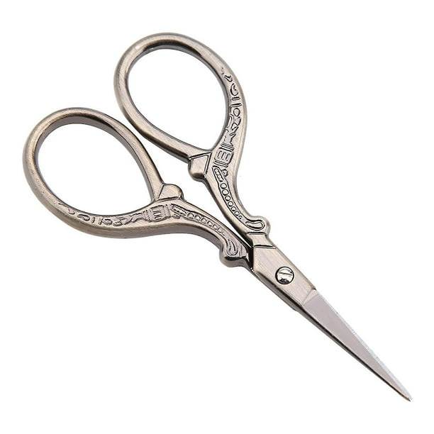 Ciseaux de couture antiques pour point de croix, outil de broderie, petits ciseaux (bronze)