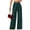 Army Green, variant on Women's Sequin Pants Wide Leg Drawstring Elastic Waist Sparkly Glitter Dressy Party Night Out Club Fall Winter Festival Trousers with Pockets Silver