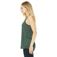 thumbnail image 4 of BELLA + CANVAS Women's Flowy Racerback Tank 8800, Forest Marble, XS, 4 of 4