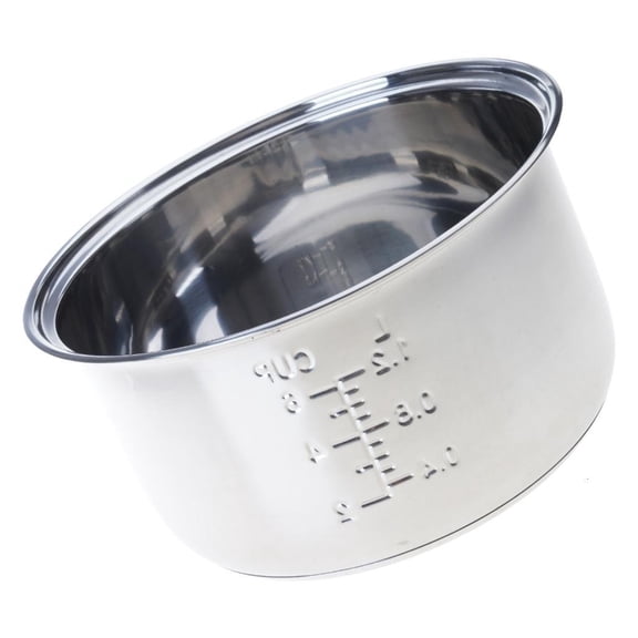 Nonstick Rice Cooker Inner Bowl 304 Stainless Steel Construction Even Heating Inside Bowl Replacement Accessories