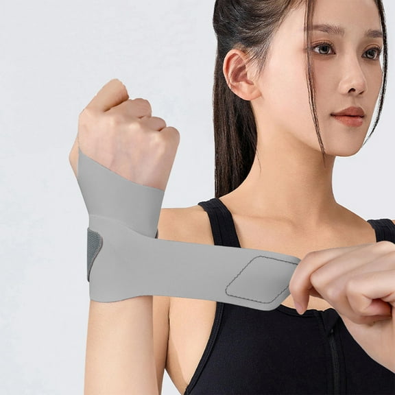 Elastic Sports Wristband Support for Tennis Badminton Fitness, Breathable Adjustable Wrist Strap for Joint Protection, Non-Slip Sweat-Absorbing Wrist Guard for High-Intensity Training