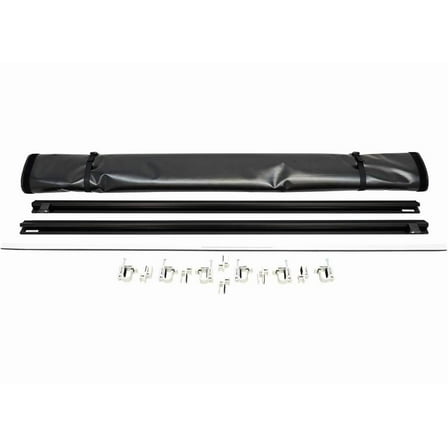 2024 TACOMA 6FT SOFT ROLL TONNEAU COVER BLACK