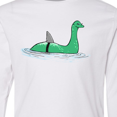thumbnail image 4 of Inktastic Nessie Shark Long Sleeve Youth T-Shirt, 4 of 5