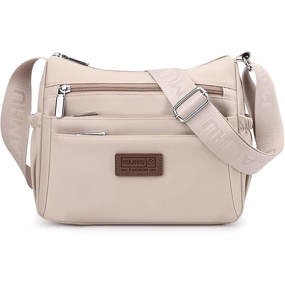 KXF Crossboby Bags for Women - Waterproof Nylon Multi-Pocket Crossboby Purse for Women, Pocketbooks Medium Travel Purses