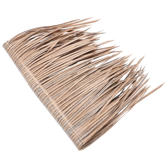 Hemoton Artificial Thatch Roof Panels Realistic Garden Straw Panels for Patio Tiki Hut Plastic Thatch Roofing with Easy Installation for Outdoor Decor