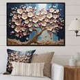 thumbnail image 2 of Designart "Golden Orchid Tree Garden with Pink and Blue Branches VI" Oversized Landscapes Framed Wall Art - Country Gold Tree Living Room Framed Canvas Art, 2 of 7