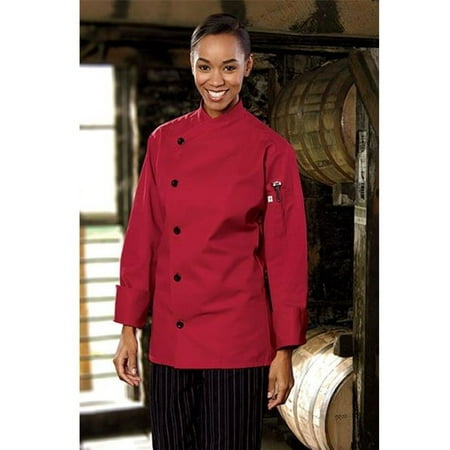 - 0482-1905 Rio Chef Coat in Red - XLarge
