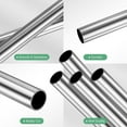 thumbnail image 2 of Uxcell 4-Pack 300mm 304 Stainless Steel Tube, 7mm OD 0.6mm Wall Thickness Seamless Stainless Steel Tubing Metal Straight Pipe [0.27x0.023x11.81IN], 2 of 7