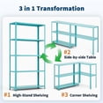 thumbnail image 7 of 5-Shelf Shelving, Storage Shelves Metal Bookshelves for Storage, Adjustable Garage Shelving Heavy Duty Storage Rack Pantry Shelf Kitchen Shelving, 7 of 7