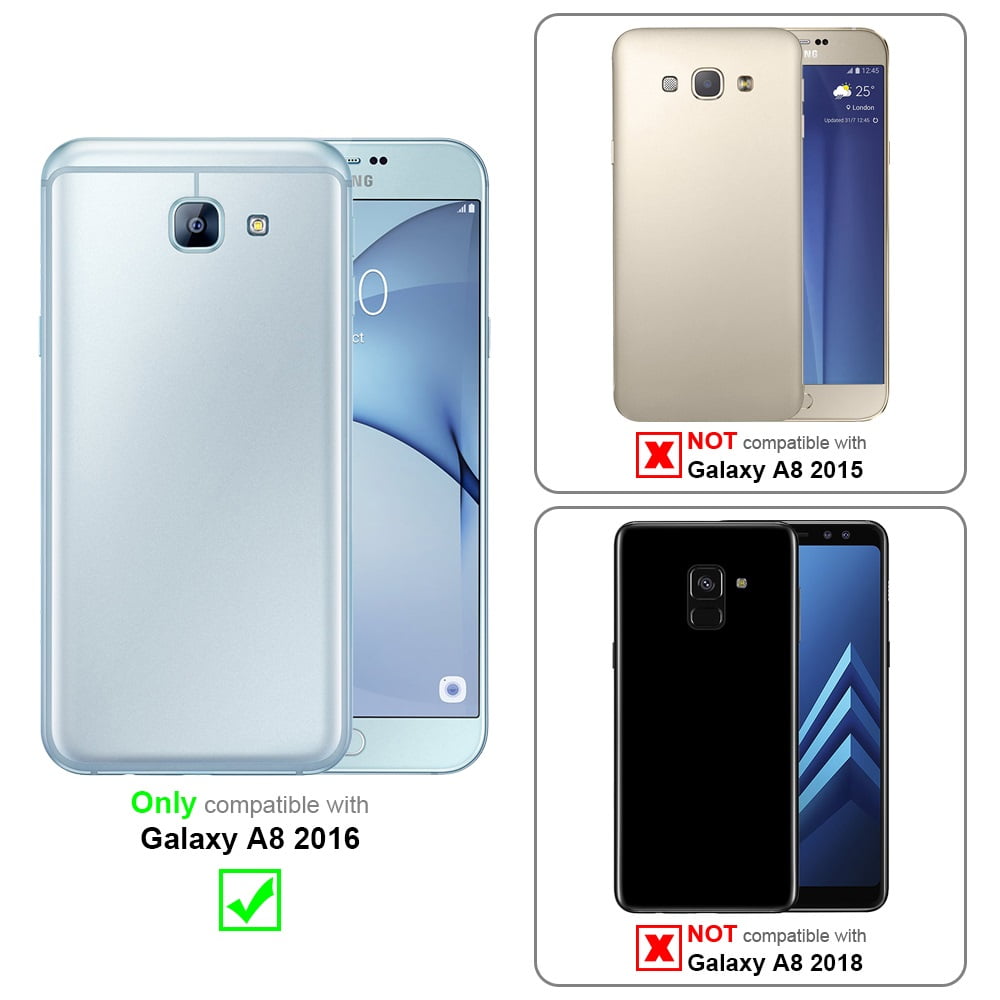 Cadorabo Case for Samsung Galaxy A8 2016 Cover Book Wallet Screen