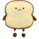 thumbnail image 1 of Cojín con forma de pan (marrón), cojín de felpa con forma de pan tostado, cojín de sofá con pan tostado suave, juguete de peluche de pan de algodón PP, para niños, adultos, decoración de la habitació, 1 of 5