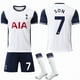 thumbnail image 1 of Tottenham Hotspur Kids Jersey 2024-2025, Home Jersey, Football Shirt No. 7 SON for Kids and Adults - Perfect, 1 of 2