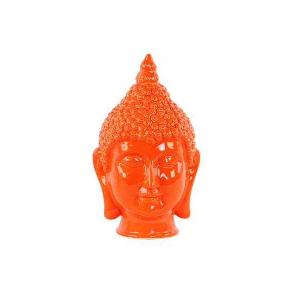 Urban Trends Collection: Ceramic Buddha Head Gloss Finish
