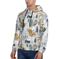 thumbnail image 3 of Salouo Winter Forest Animals Pattern Men's Fall Hoodie Sweatshirt,Sport Hoodie with Pockets for Men Pullover Casual Hooded Sweatshirt-XX-Large, 3 of 7