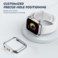 thumbnail image 6 of TECH CIRCLE Thin Fit Designed for Apple Watch Case Series 10 46mm Lightweight Hard PC Case Anti-Scratch Ultra-Thin Protective Cover for iWatch Series 10 46mm,Titanium, 6 of 7