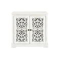 thumbnail image 4 of Hollow - carved Accent Cabinet - Enhance Room Decor with Industrial Feel, 4 of 7