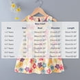 thumbnail image 3 of IFNWSV Girls Floral Print Sleeveless Summer Dresses Cotton A Line Beach Sundress Casual Dress with Pockets Multicolor 8-9 Years, 3 of 6