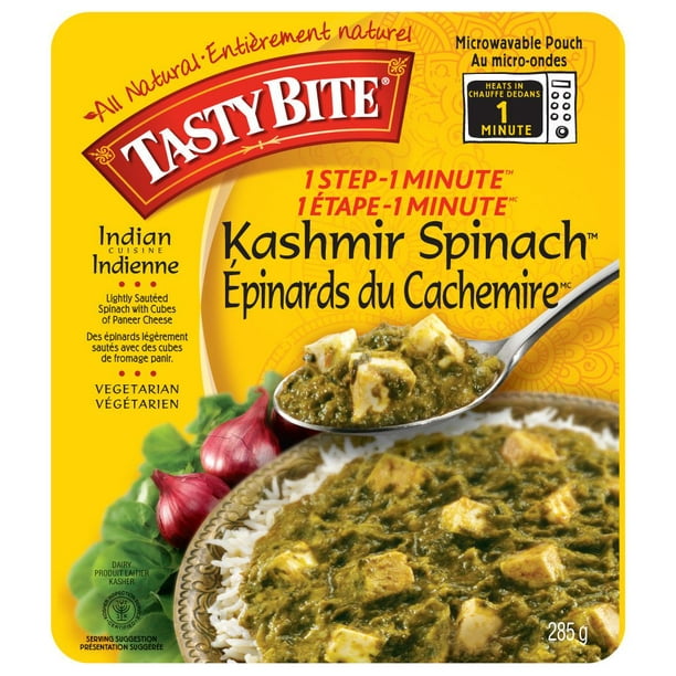 Épinard du Cachemire cuisine indienne 1 Étape - 1 Minute de Tasty Bite 285 g