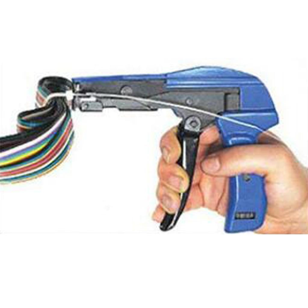 Nishiyuenyi Heavy Duty Cable Tie Gun Fastening Tensioner & Cutter Tool for 2.4 - 4.8mm Nylon