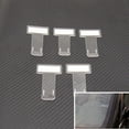 thumbnail image 3 of 5Pcs Car Vehicle Accessory Parking Ticket Permit Card Ticket Holder Clip Sticker, 3 of 10