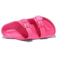 thumbnail image 3 of ANLUKE Kids Girls Comfort Slides Soft Sandals for Boys with Adjustable Two Buckle, Sizes 10-4, 3 of 7