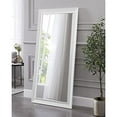 thumbnail image 6 of Naomi Home Framed Beveled Full Length Leaner Mirror, Oversized Standing or Wall Mirror for Bedroom & Dressing Area, White Finish, 6 of 12