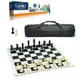 thumbnail image 1 of WE Games Complete Tournament Chess Set - Plastic Pieces - Roll-up Board - Canvas Bag, 1 of 8