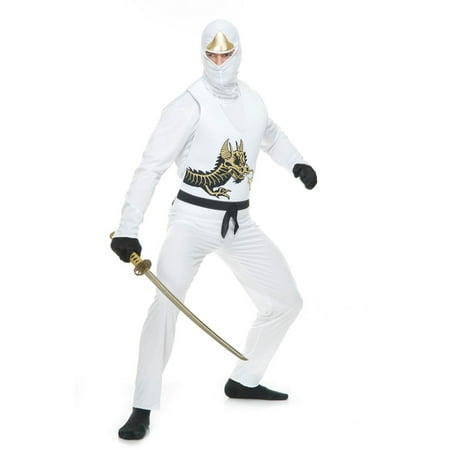Halloween Ninja Avenger Series II Adult Costume -White