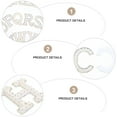 thumbnail image 3 of FESTFENDS 26pcs Patches For Clothing Assorted Color Cloth Craft Making, 3 of 8