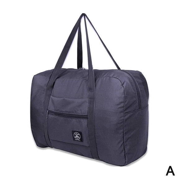 Vensio-19x13x6 Inch Waterproof Foldable Travel Duffle Bag Heavy Duty Oxford Carry-On Luggage Black