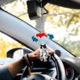 thumbnail image 4 of Yuarrent Colgador de ganchos adhesivos para pared con forma de Animal para coche, ganchos fuertes, ventosa, soporte de almacenamiento de pared para cocina Decoración del hogar gato paracaídas Yuarrent HA004776-02, 4 of 6