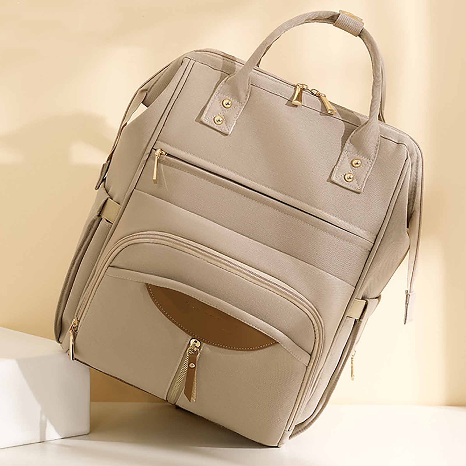 Outoloxit Diaper Backpack for Newborn, Multifunctional Large Capacity Travel Bag with Stroller Straps and Waterproof Material