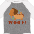 thumbnail image 4 of Inktastic Dachshund Hot Dog Funny Boys or Girls Long Sleeve Baby Bodysuit, 4 of 5