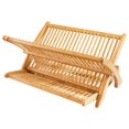 thumbnail image 2 of Totally Bamboo Eco Collapsible Dish Drying Rack Natural Bamboo, 2 of 4