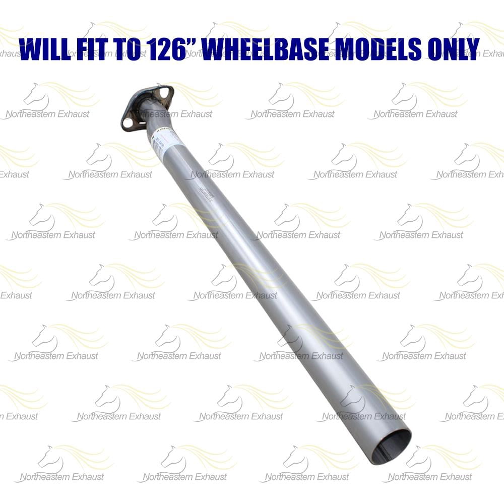 Northeastern Exhaust Stainless Steel Exhaust Pipe & Muffler Assembly Exhaust System Kit Fits Ford Ranger 2004–2011 4.0L | 126 in Wheelbase | Free Gasket, Clamps & Spring Bolt Kit Included